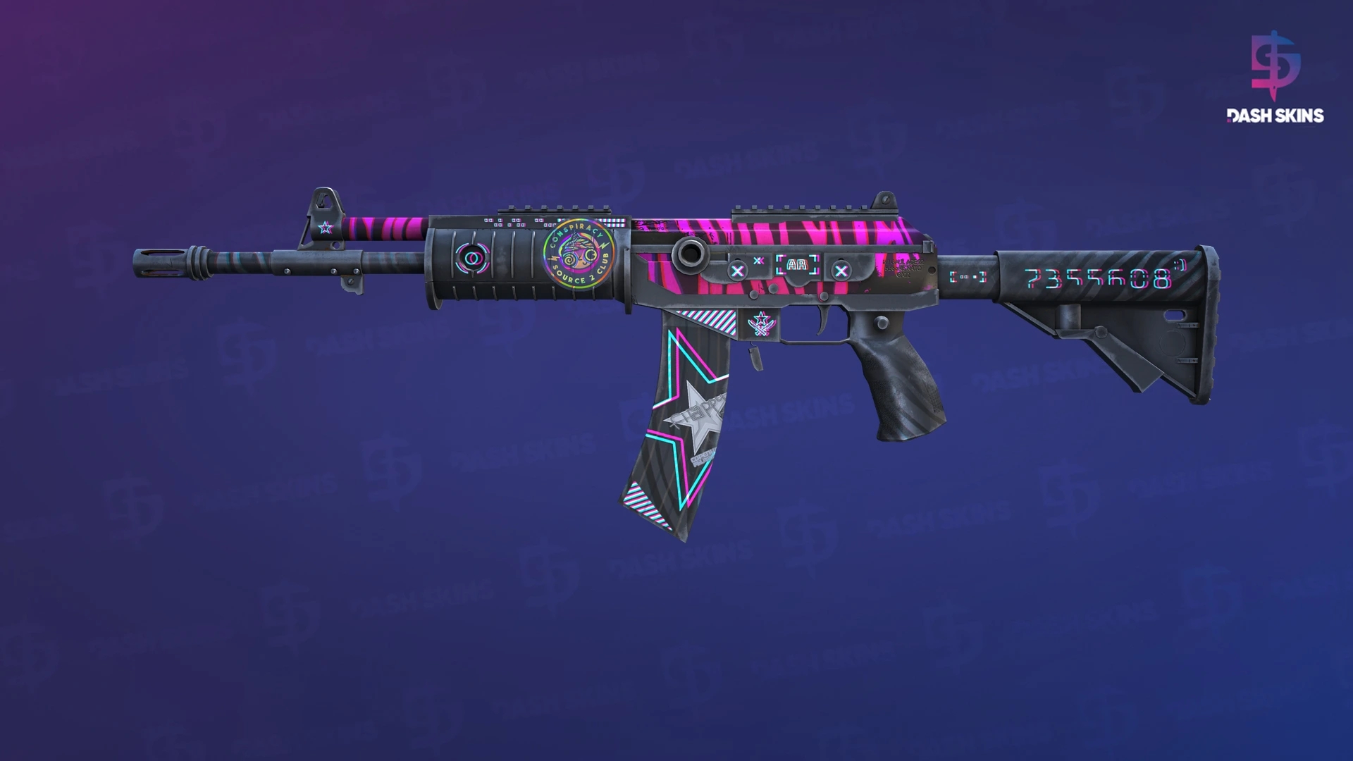 Galil AR | Chromatic Aberration (Field-Tested) Screenshot Playside