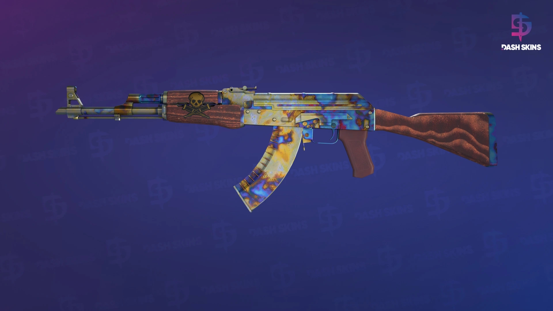 AK-47 | Case Hardened (Minimal Wear) Screenshot Playside