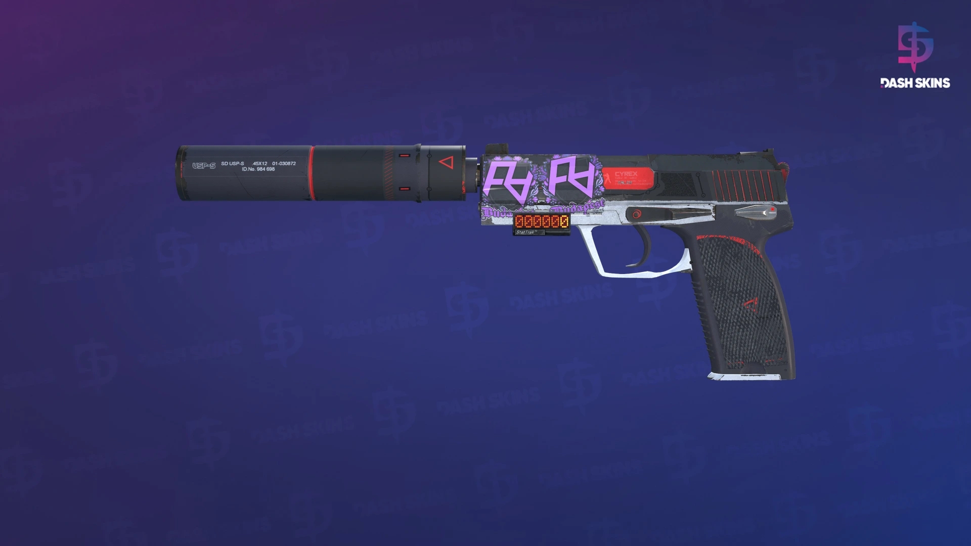 StatTrak™ USP-S | Cyrex (Field-Tested) Screenshot Playside