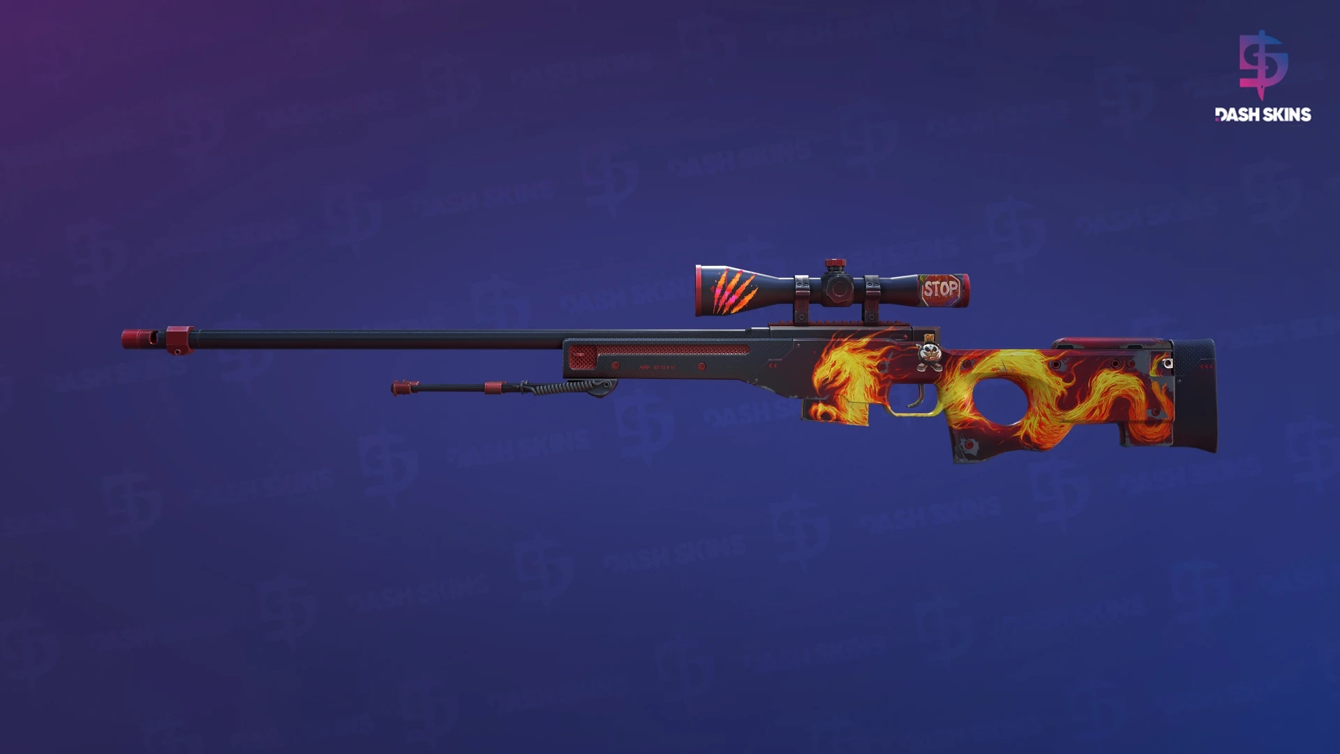 AWP | Wildfire (Field-Tested) Screenshot Playside