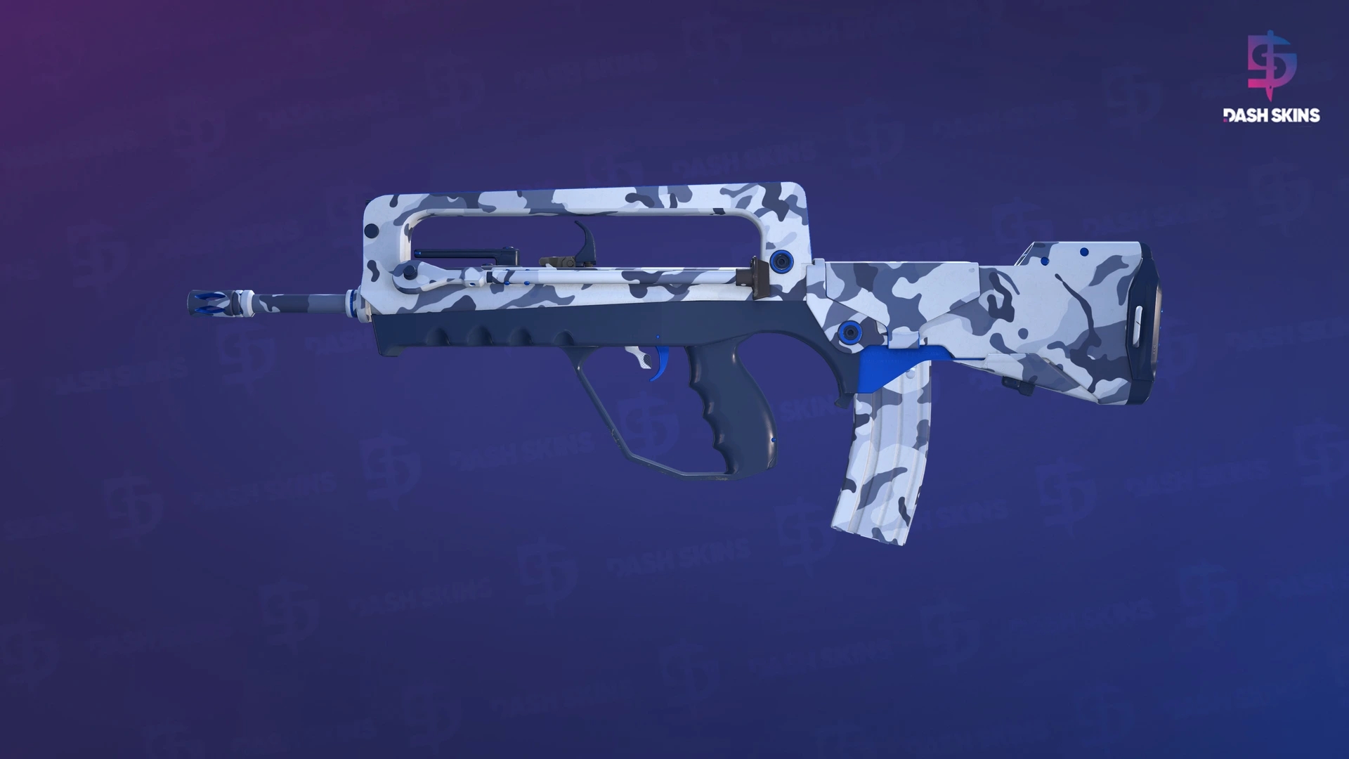 FAMAS | Yeti Camo (Factory New) Screenshot Playside