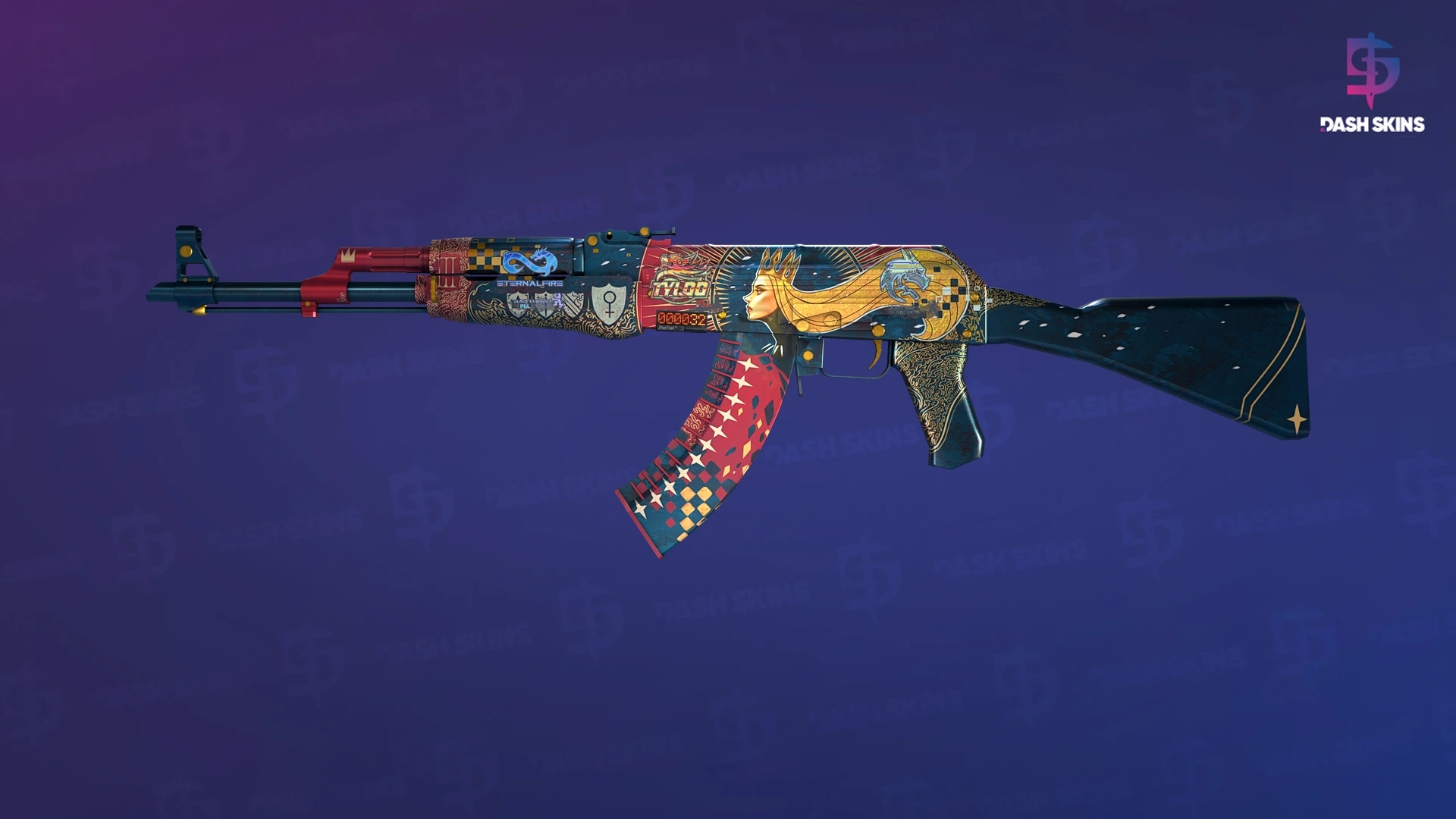 StatTrak™ AK-47 | The Empress (Minimal Wear) Screenshot Playside