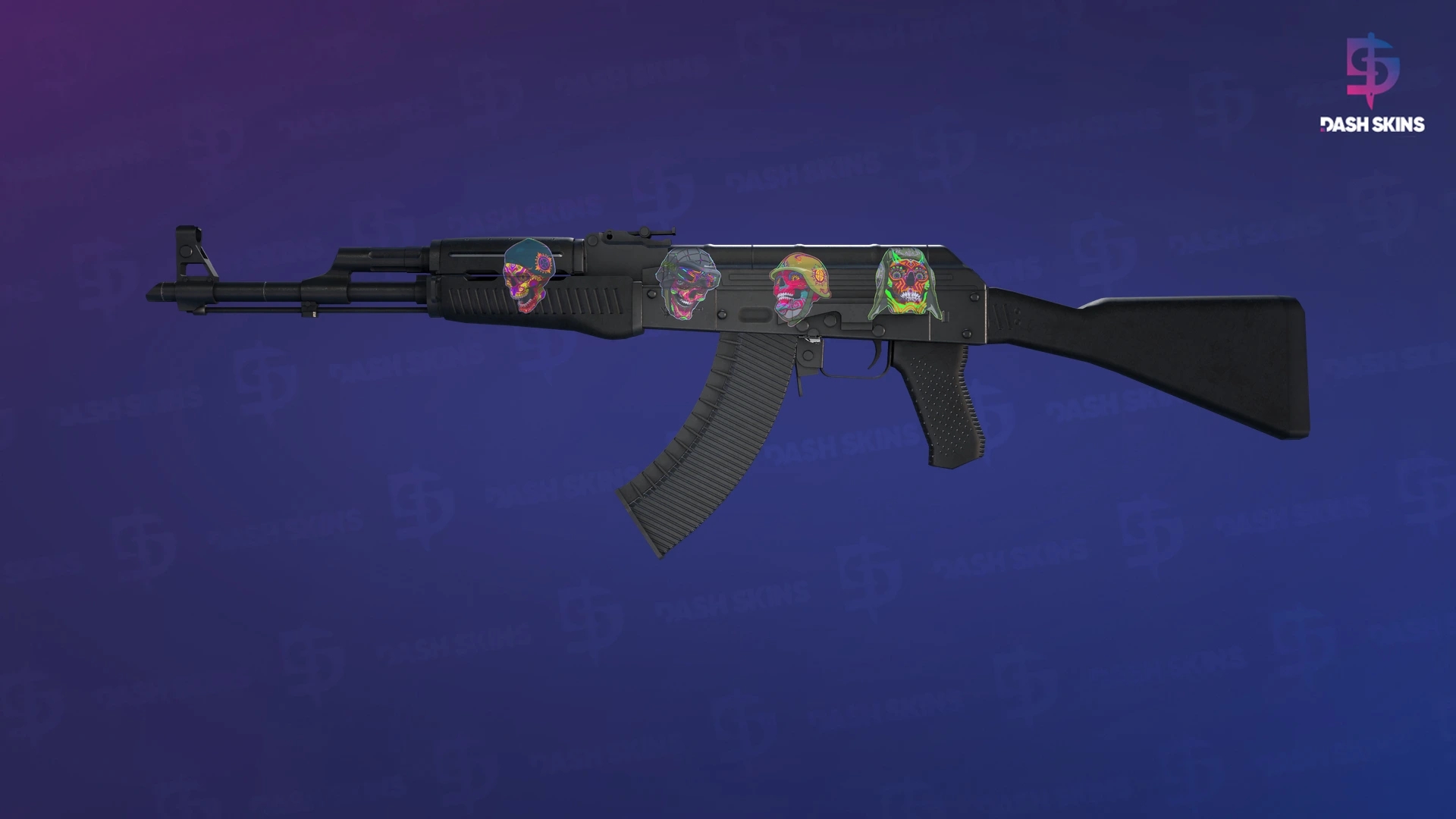 AK-47 | Slate (Well-Worn) Screenshot Playside