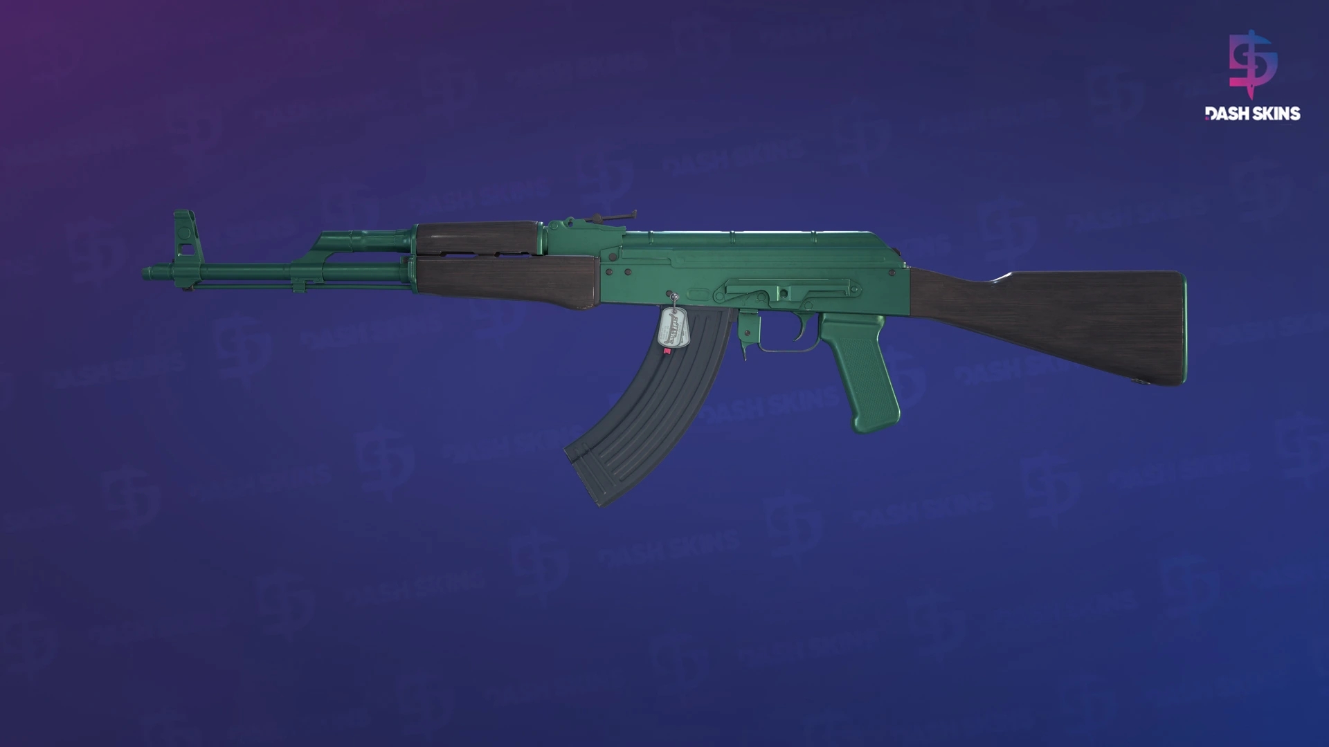 AK-47 | Wintergreen (Minimal Wear) Screenshot Playside