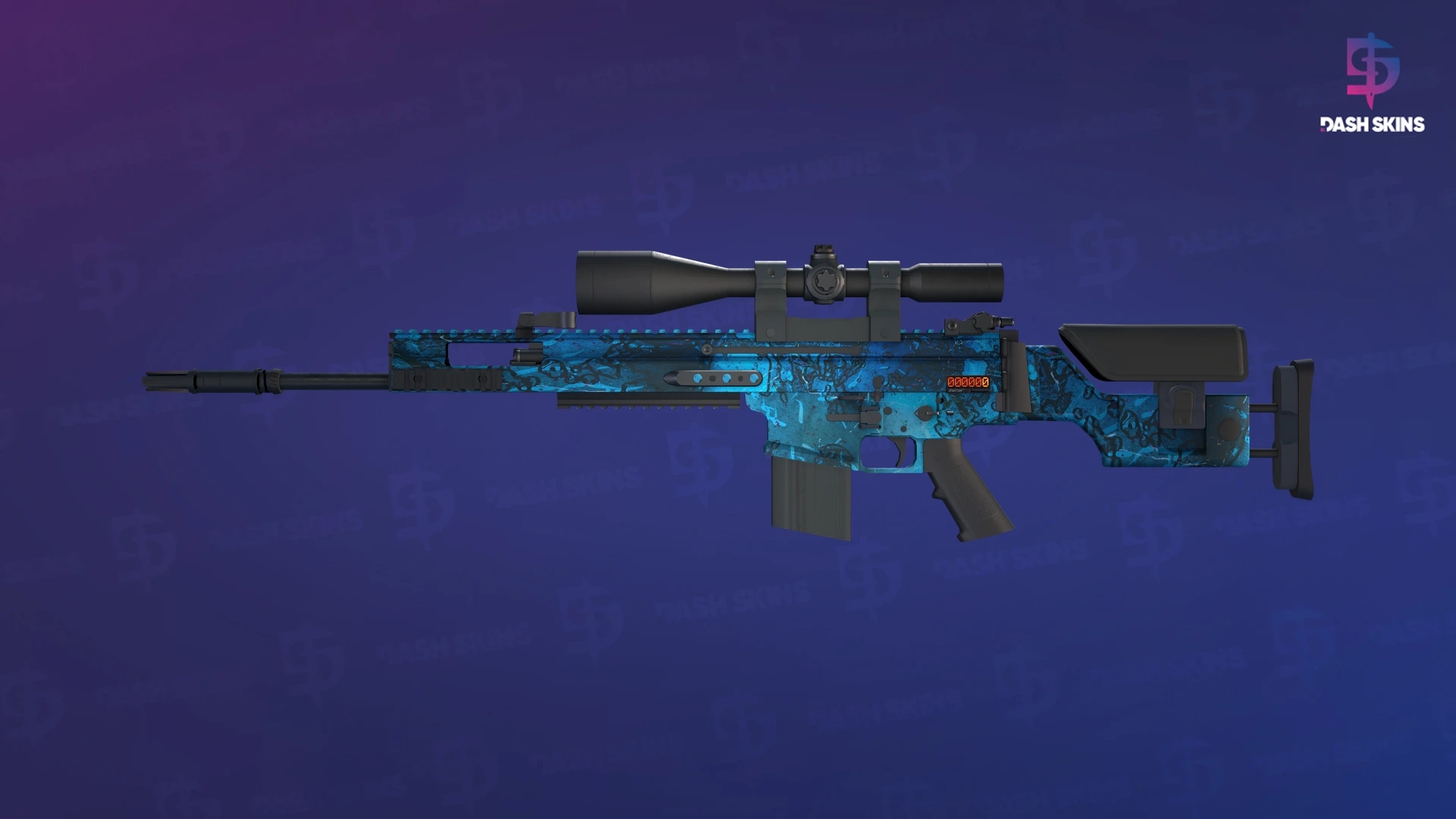 StatTrak™ SCAR-20 | Grotto (Field-Tested) Screenshot Playside