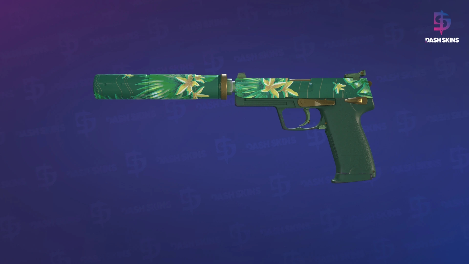 USP-S | Tropical Breeze (Minimal Wear) Screenshot Playside