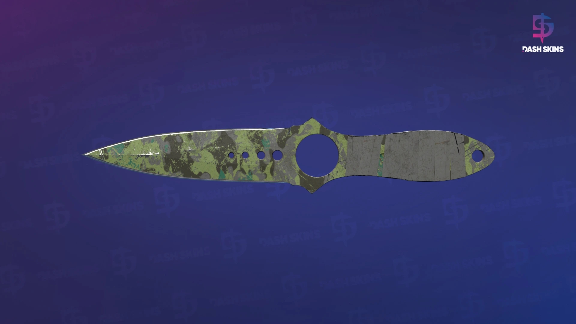 ★ Skeleton Knife | Boreal Forest (Battle-Scarred) Screenshot Playside