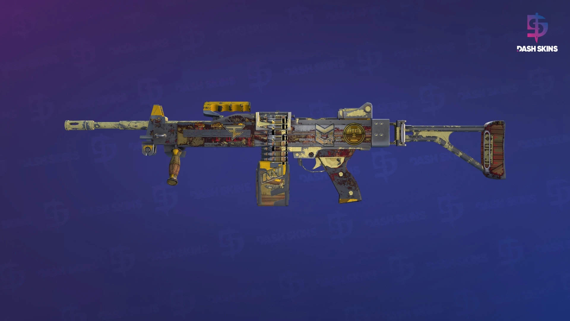 Souvenir Negev | Bulkhead (Battle-Scarred) Screenshot Playside