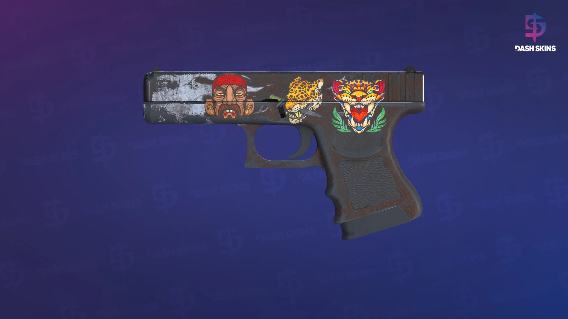 Glock-18 | Oxide Blaze (Battle-Scarred) Screenshot Playside
