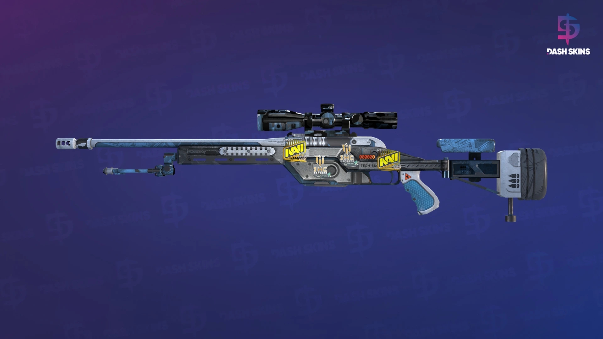 StatTrak™ SSG 08 | Ghost Crusader (Well-Worn) Screenshot Playside