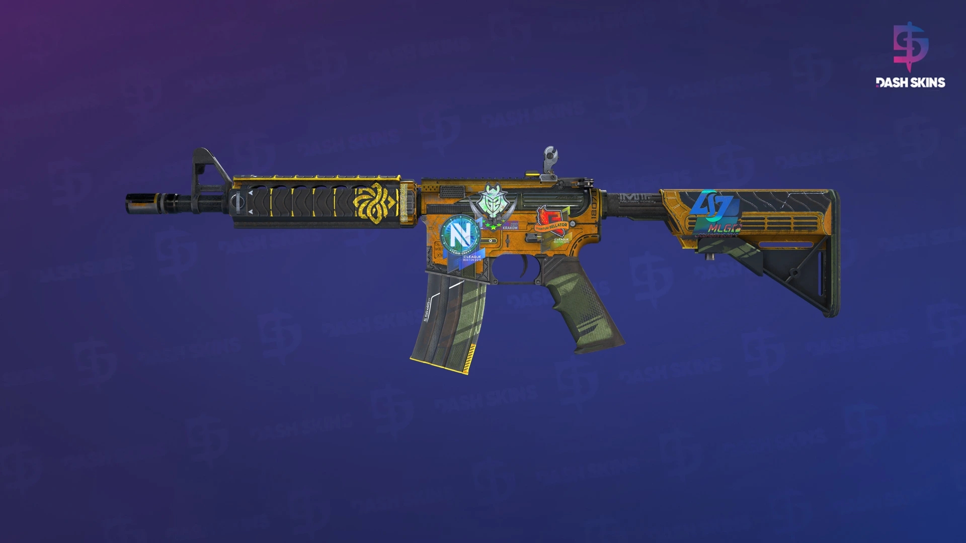 M4A4 | Buzz Kill (Battle-Scarred) Screenshot Playside