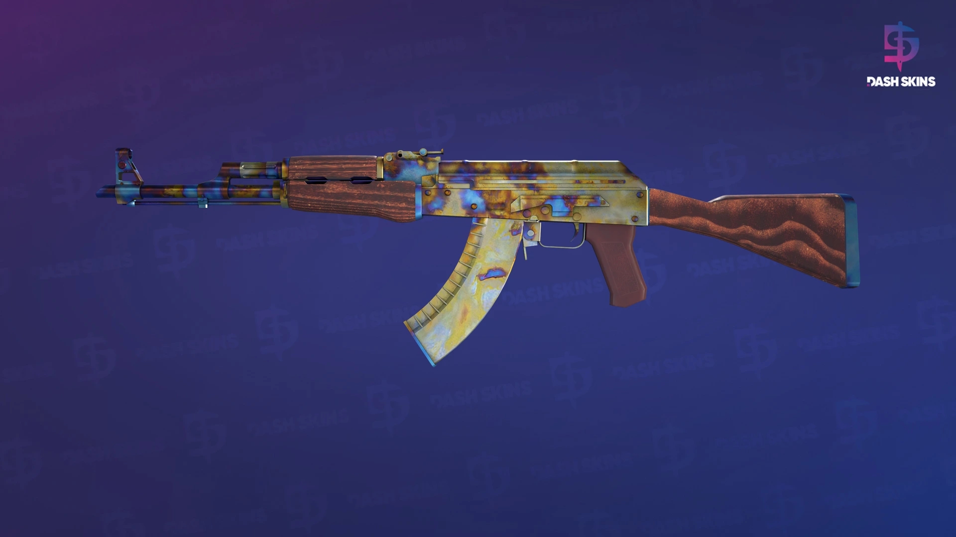 AK-47 | Case Hardened (Minimal Wear) Screenshot Playside