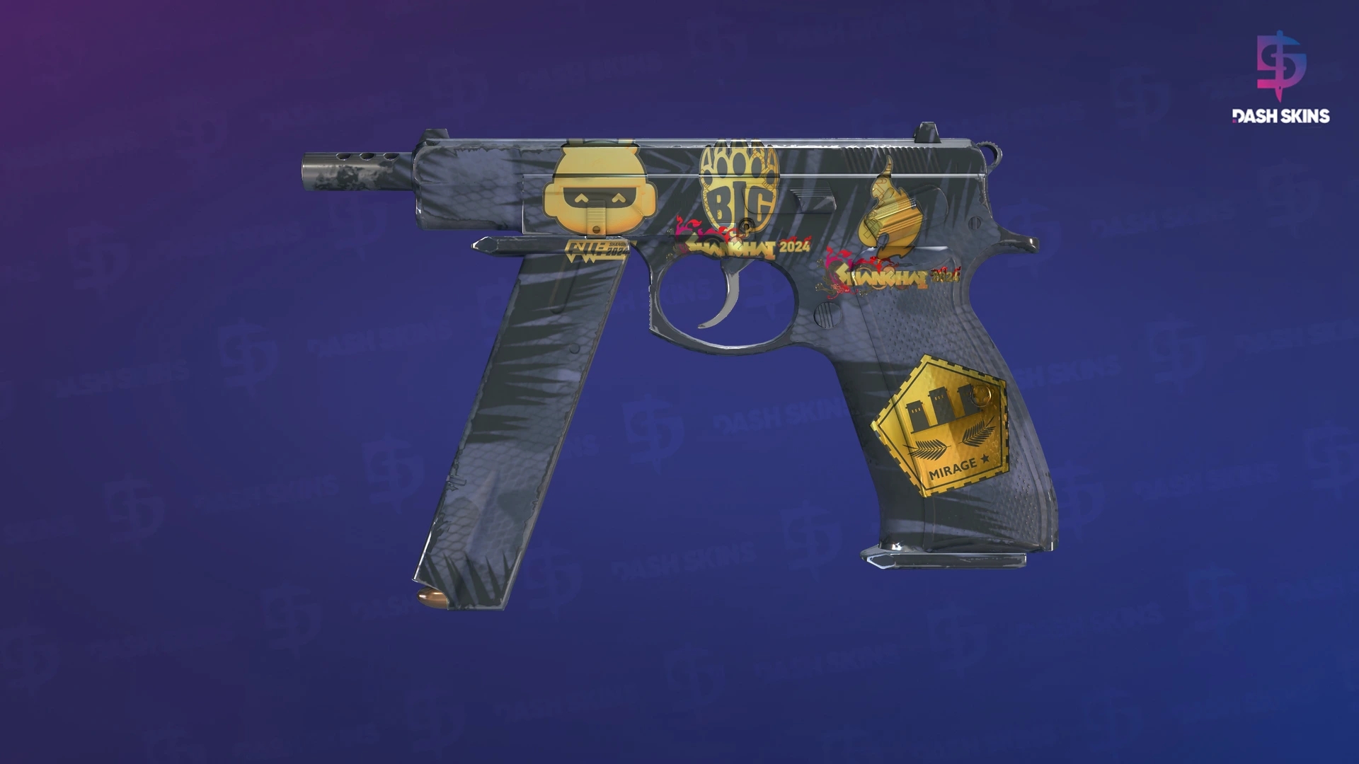 Souvenir CZ75-Auto | Midnight Palm (Minimal Wear) Screenshot Playside