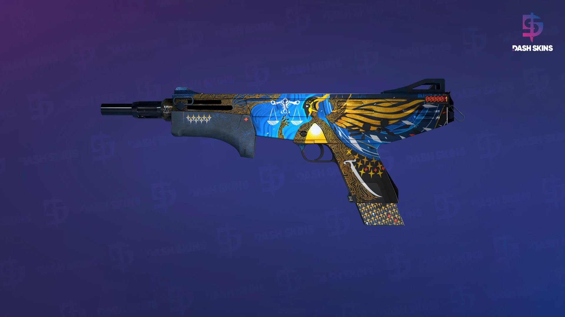 StatTrak™ MAG-7 | Justice (Factory New) Screenshot Playside
