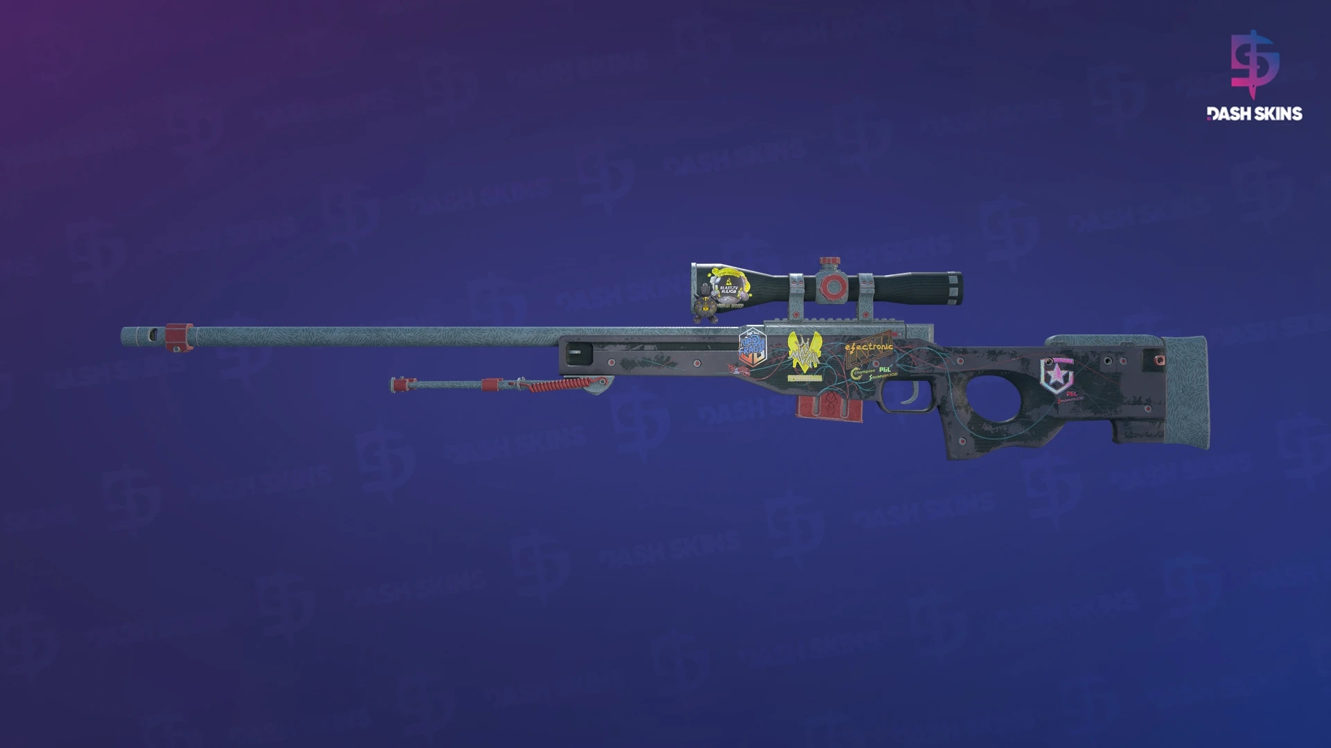 AWP | Capillary (Battle-Scarred) Screenshot Playside