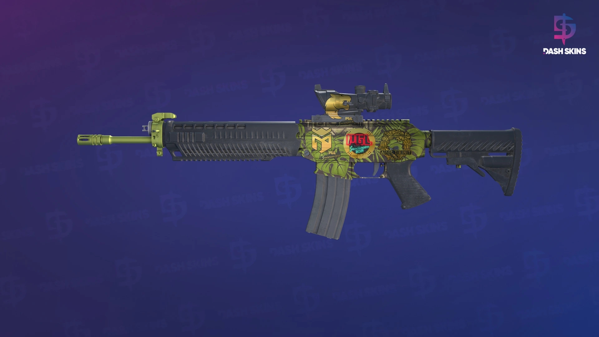 Souvenir SG 553 | Lush Ruins (Minimal Wear) Screenshot Playside