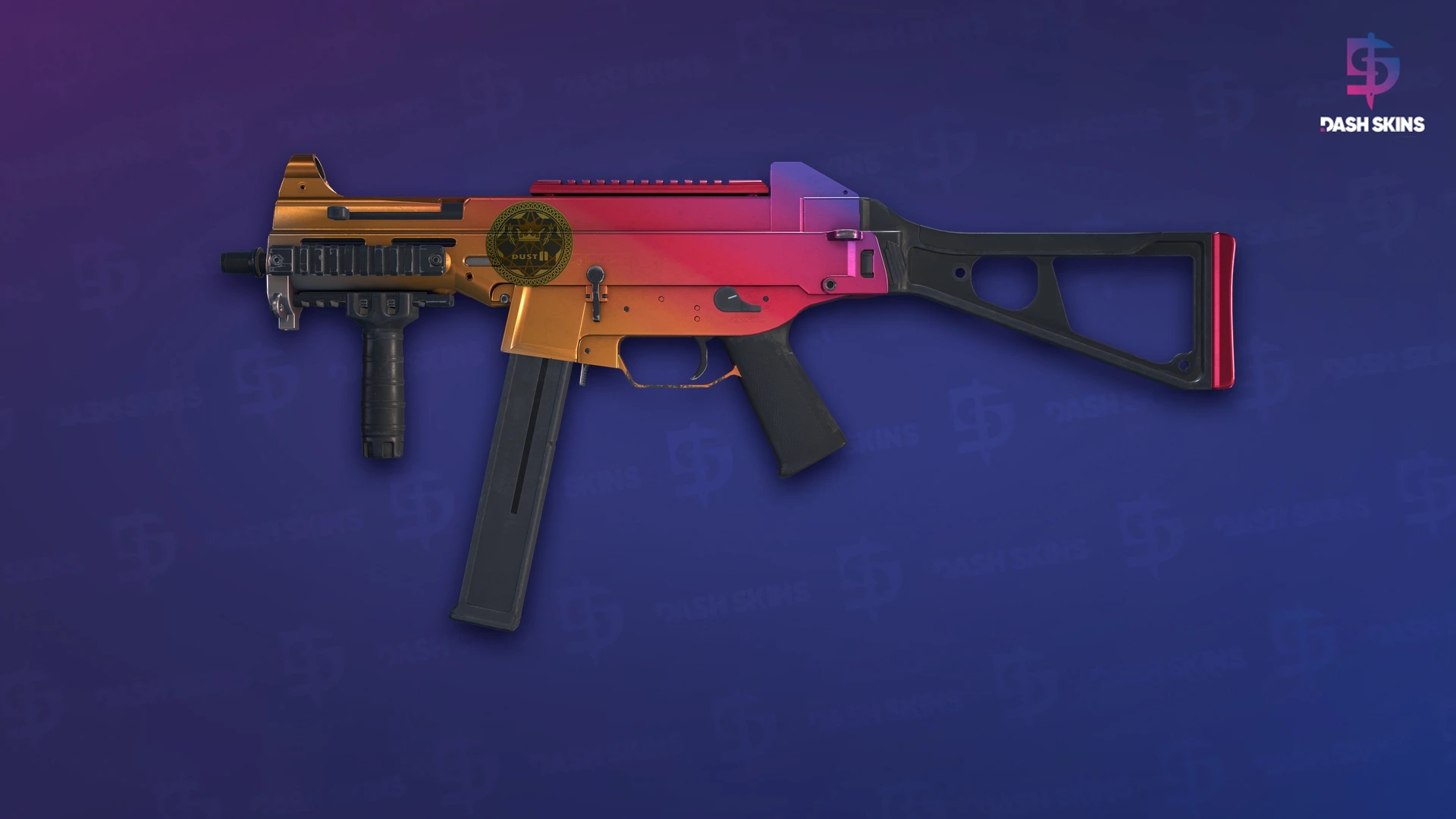 Souvenir UMP-45 | Fade (Minimal Wear) Screenshot Playside