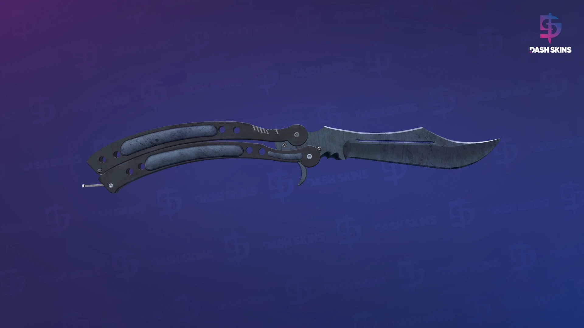 ★ Butterfly Knife | Blue Steel (Field-Tested) Screenshot Playside