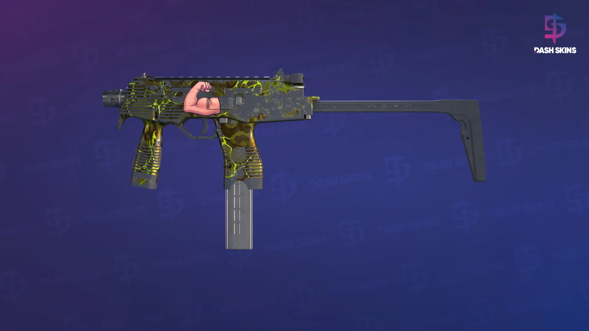 MP9 | Bioleak (Battle-Scarred) Screenshot Playside