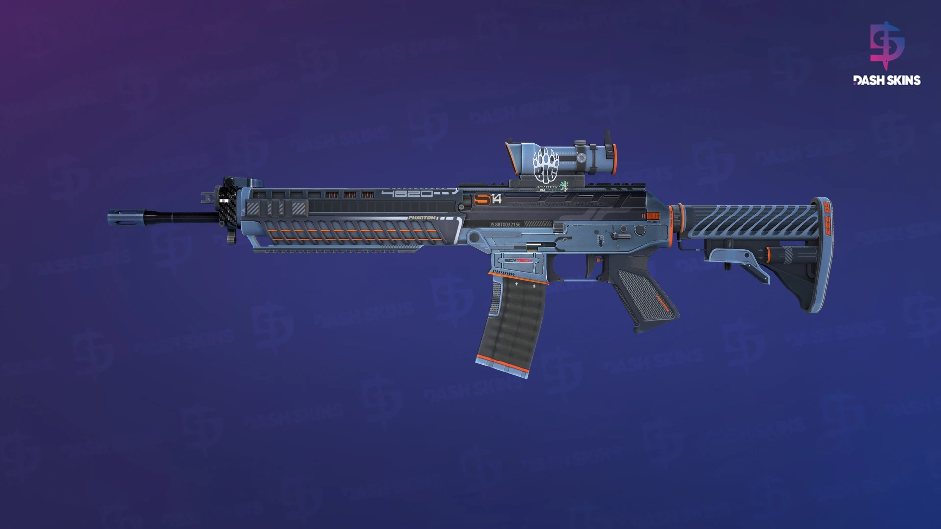 SG 553 | Phantom (Minimal Wear) Screenshot Playside