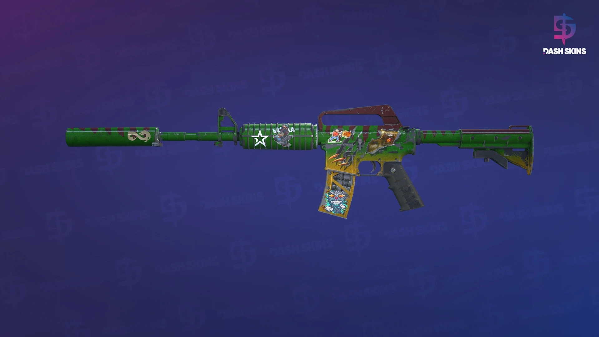 M4A1-S | Emphorosaur-S (Battle-Scarred) Screenshot Playside