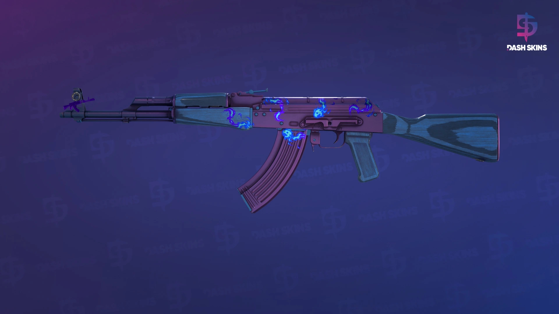 AK-47 | Midnight Laminate (Factory New) Screenshot Playside