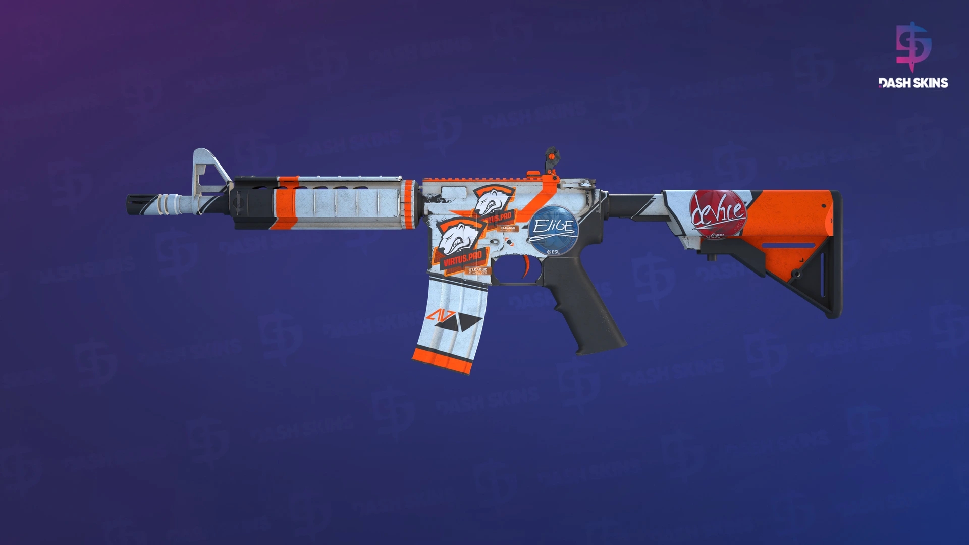 M4A4 | Asiimov (Well-Worn) Screenshot Playside