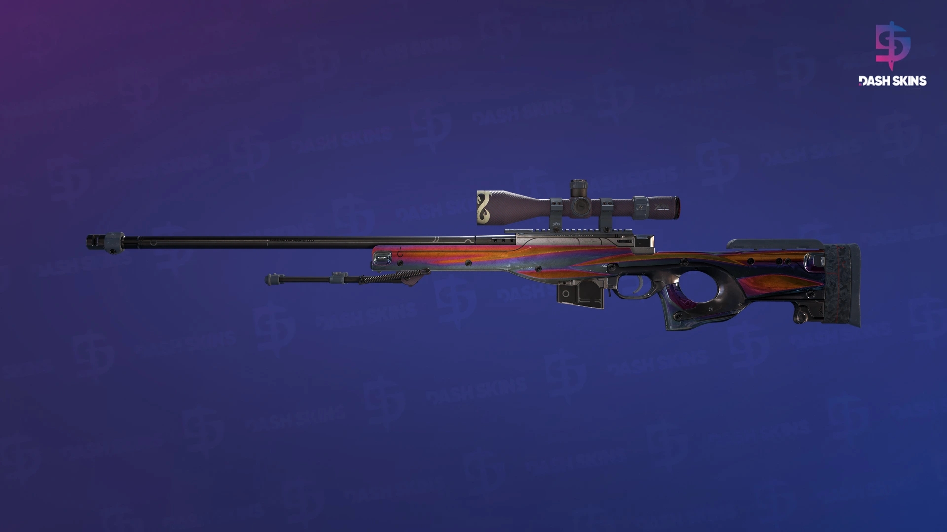AWP | Chrome Cannon (Well-Worn) Screenshot Playside