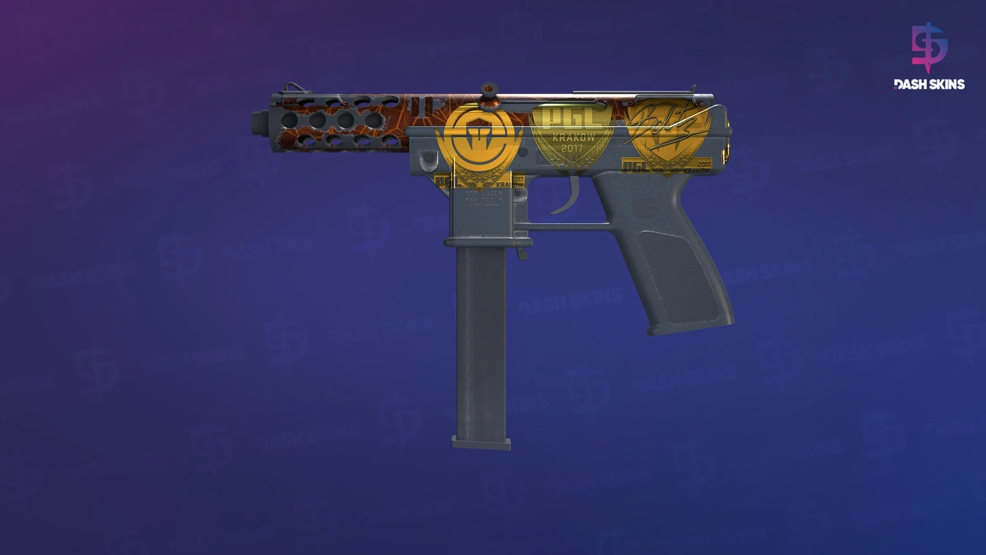 Souvenir Tec-9 | Red Quartz (Field-Tested) Screenshot Playside