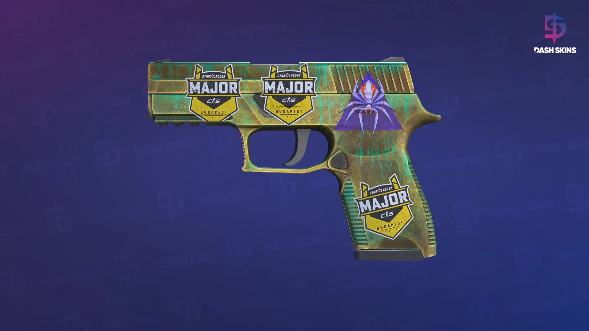 P250 | Verdigris (Battle-Scarred) Screenshot Playside