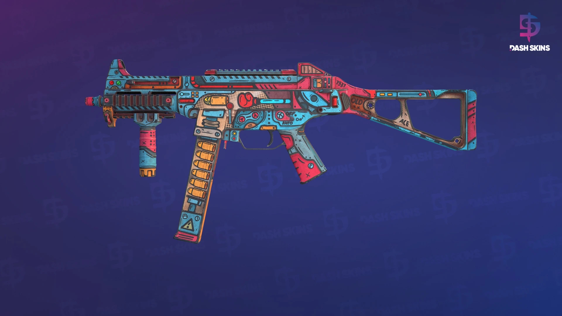 UMP-45 | K.O. Factory (Field-Tested) Screenshot Playside