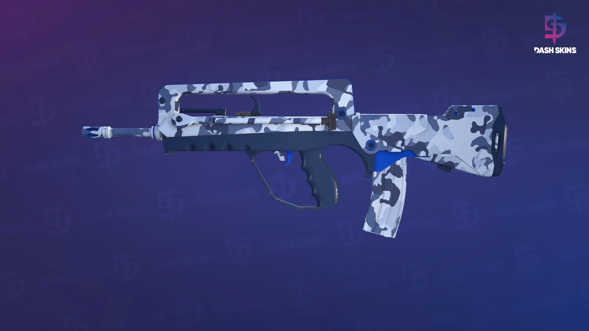 FAMAS | Yeti Camo (Factory New) Screenshot Playside