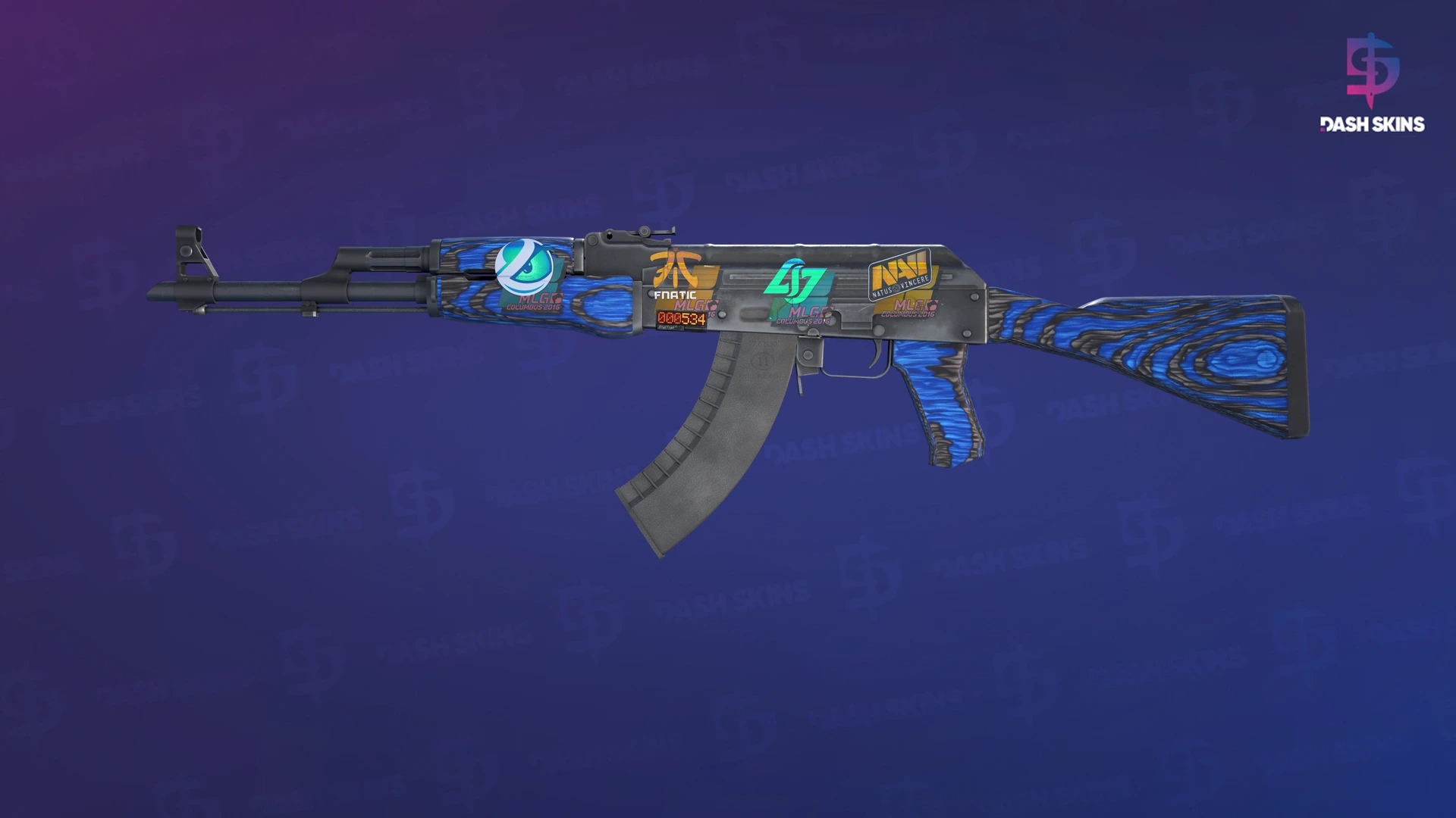 StatTrak™ AK-47 | Blue Laminate (Field-Tested) Screenshot Playside