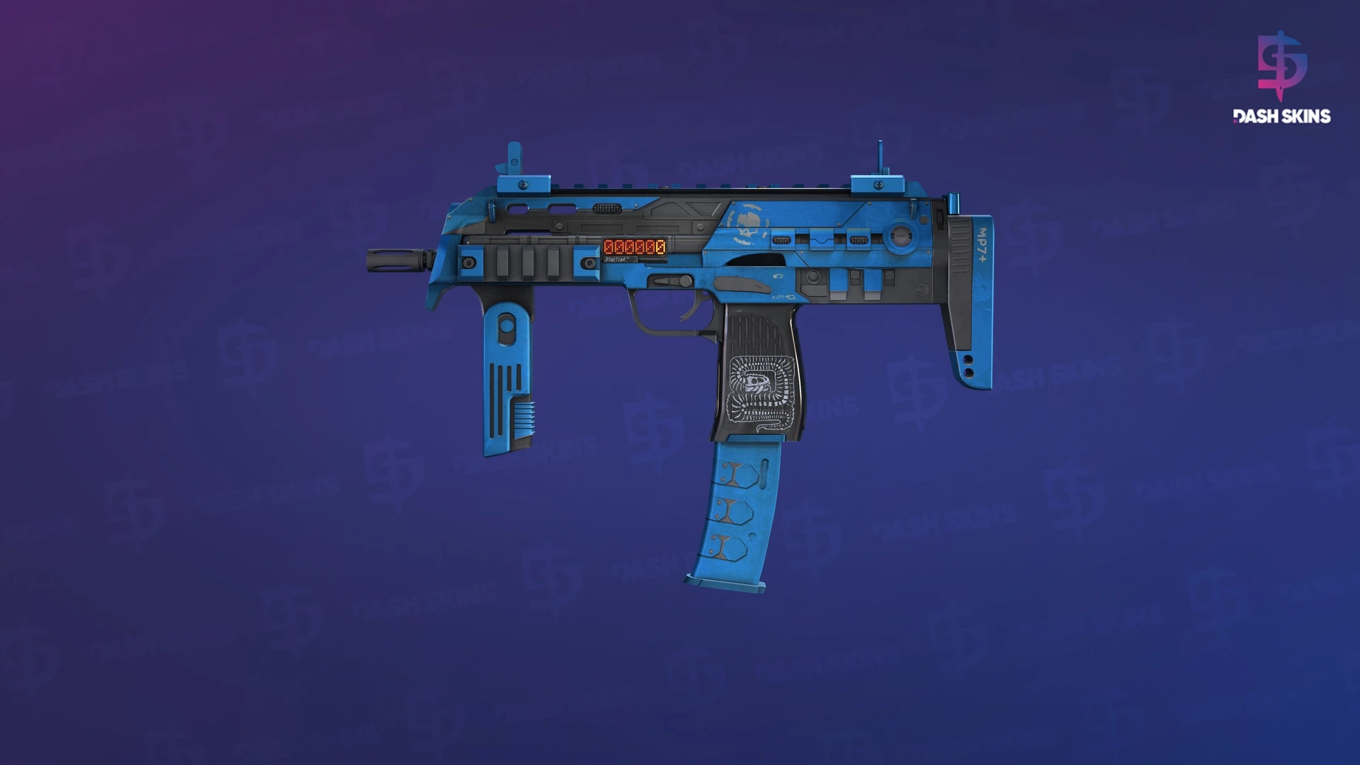 StatTrak™ MP7 | Cirrus (Minimal Wear) Screenshot Playside