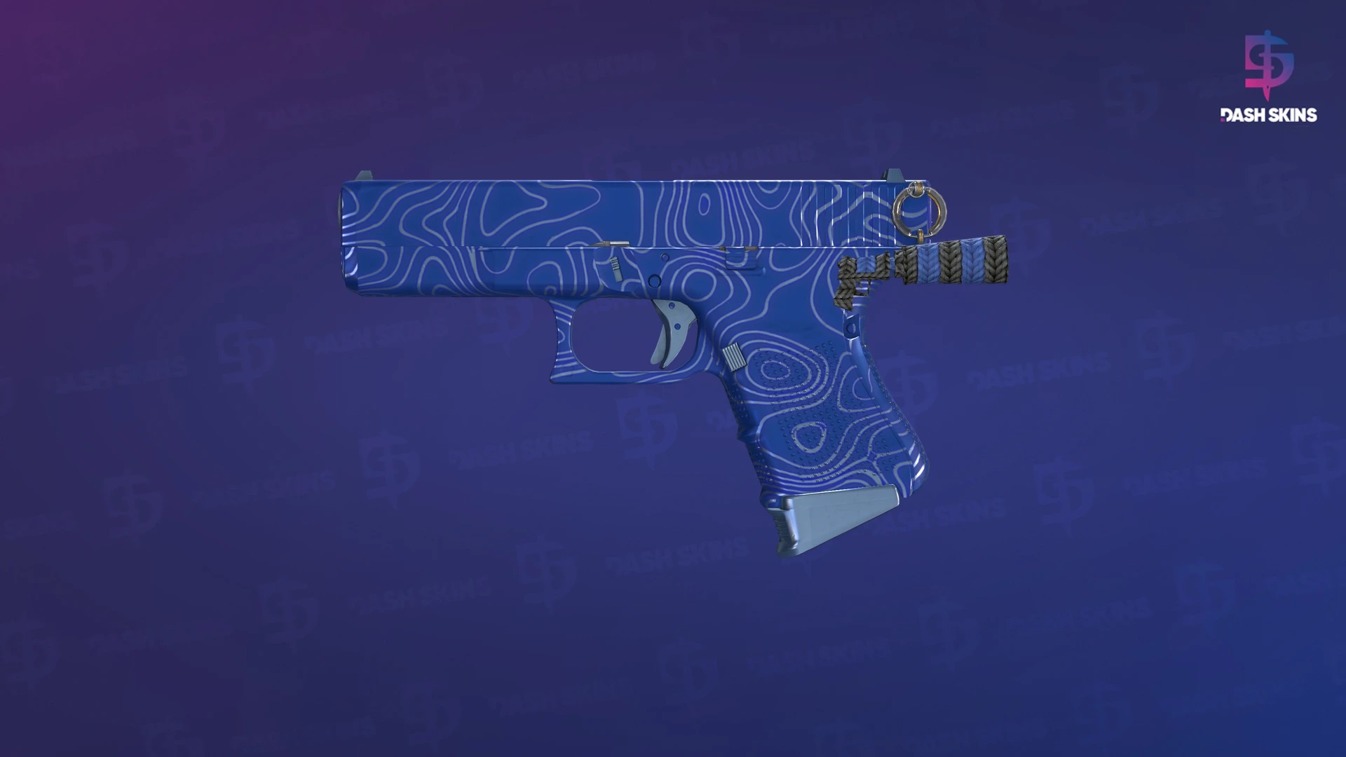 Glock-18 | Ocean Topo (Factory New) Screenshot Playside