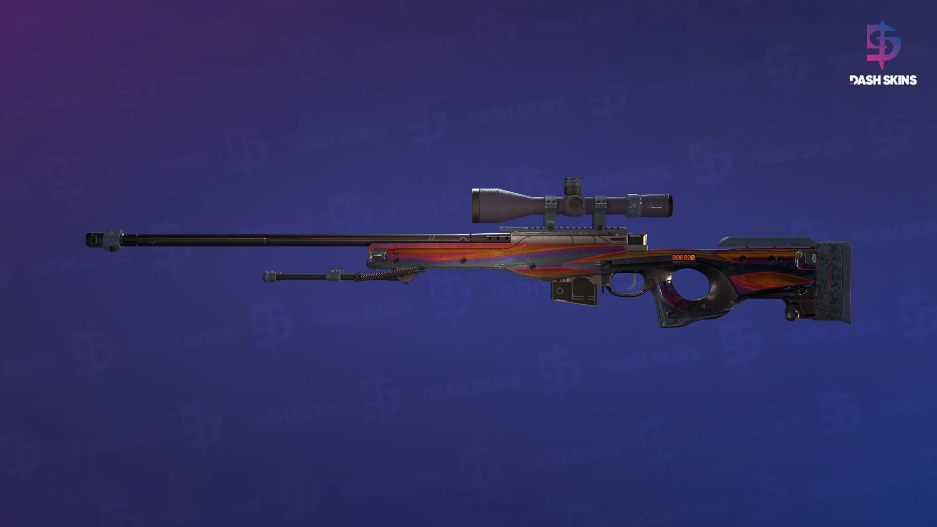 StatTrak™ AWP | Chrome Cannon (Battle-Scarred) Screenshot Playside