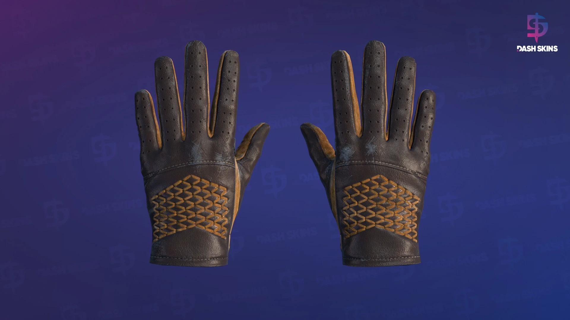 ★ Driver Gloves | Overtake (Well-Worn) Screenshot Playside