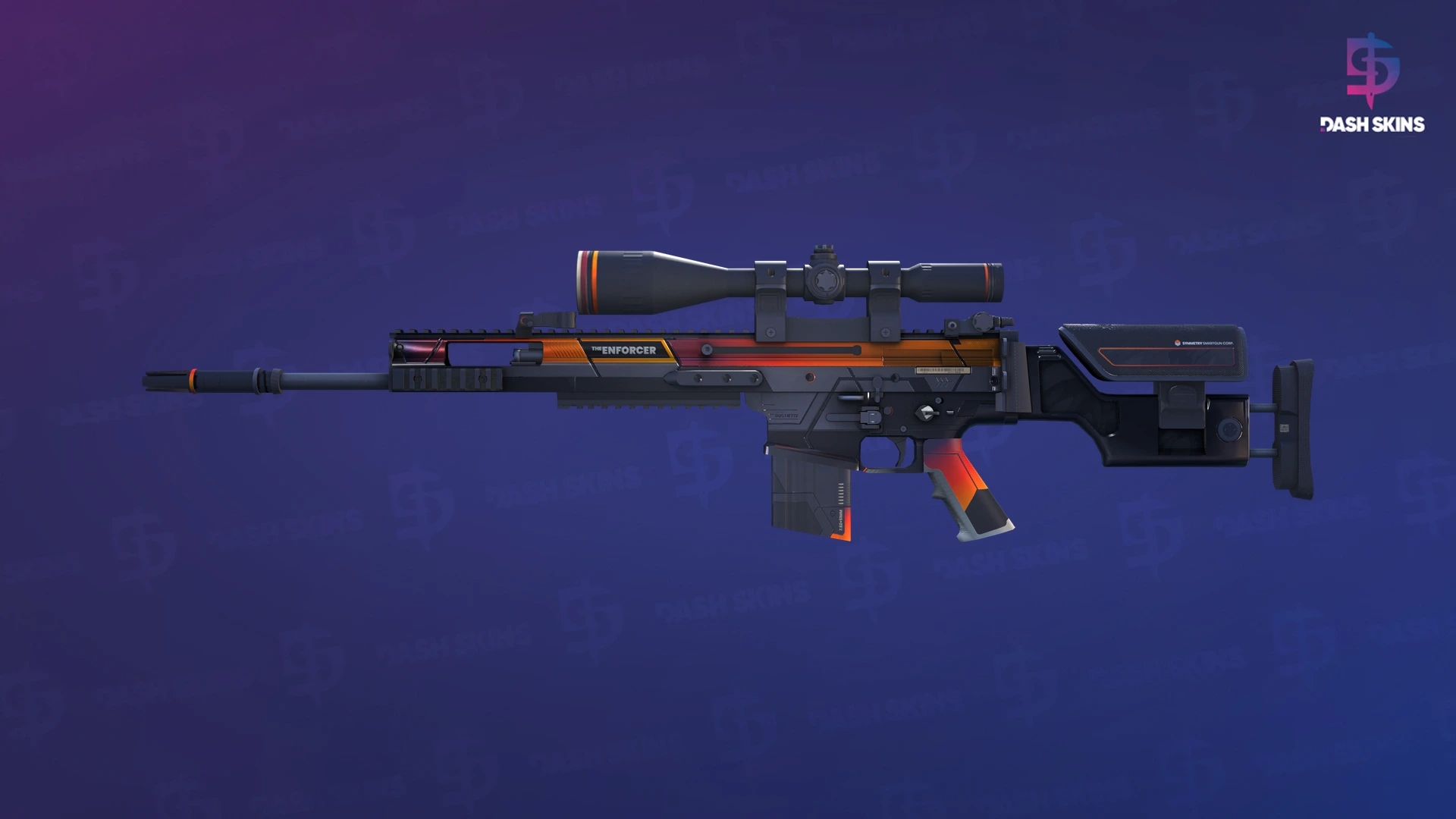 SCAR-20 | Enforcer (Minimal Wear) Screenshot Playside
