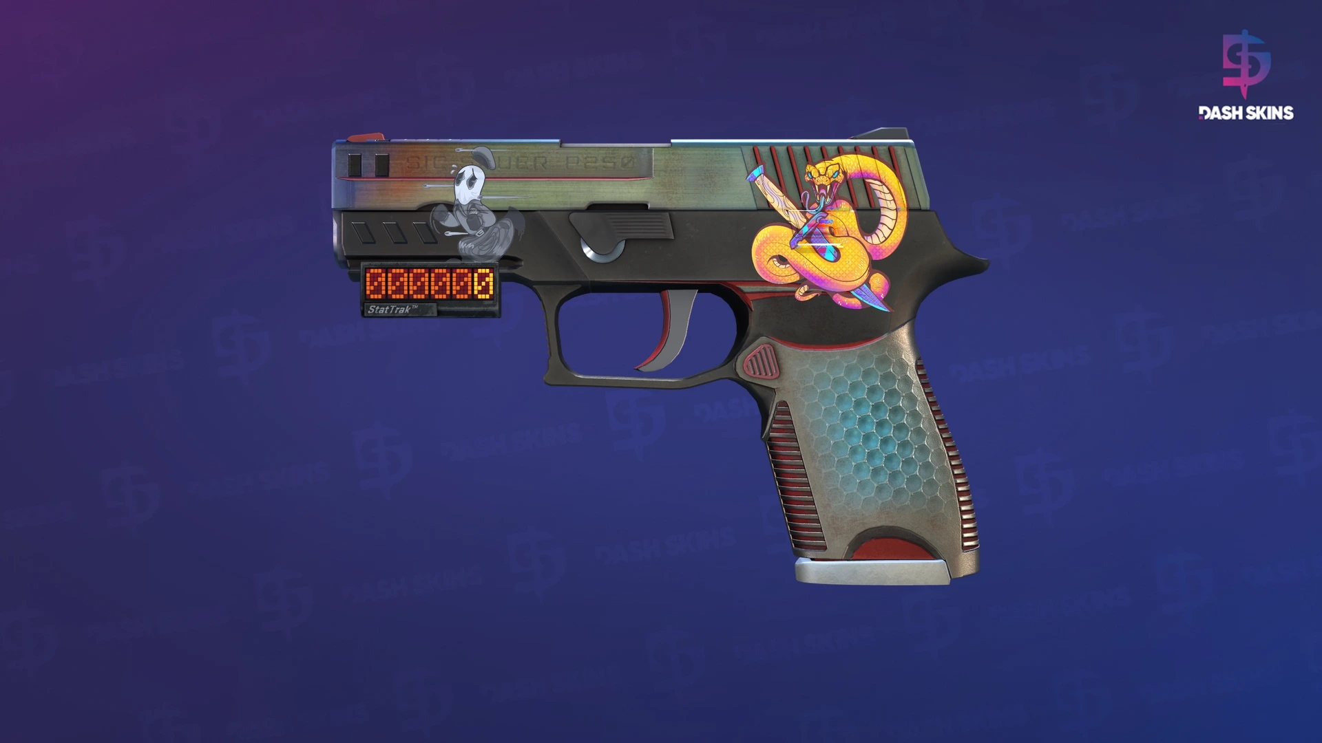 StatTrak™ P250 | Cyber Shell (Field-Tested) Screenshot Playside