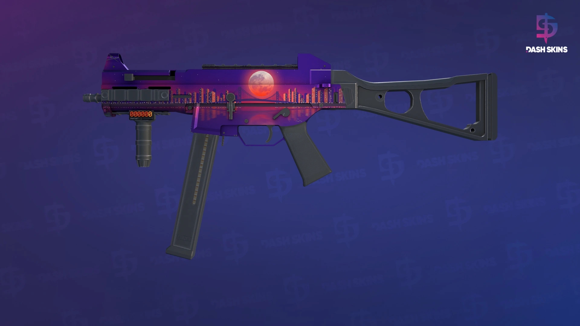 StatTrak™ UMP-45 | Moonrise (Factory New) Screenshot Playside