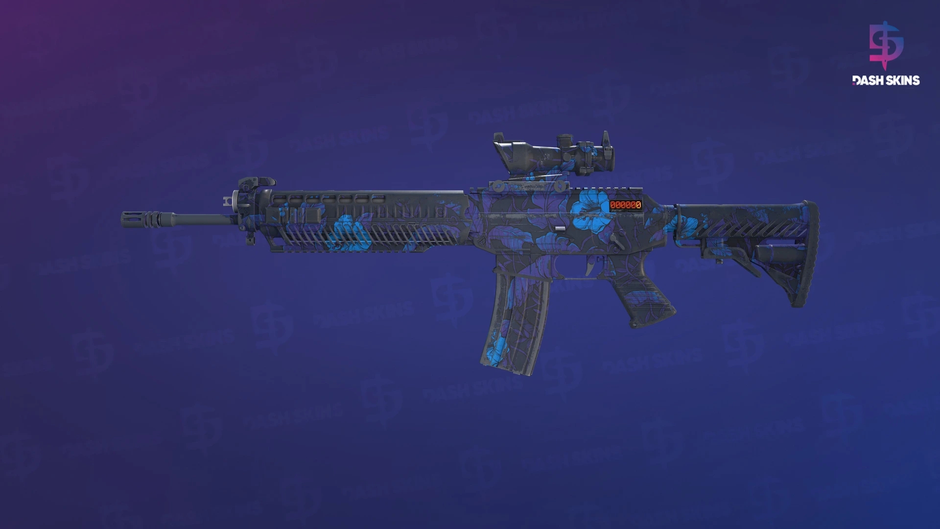 StatTrak™ SG 553 | Aloha (Field-Tested) Screenshot Playside