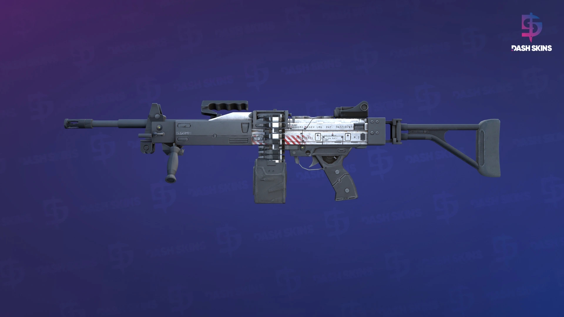 Negev | Prototype (Factory New) Screenshot Playside