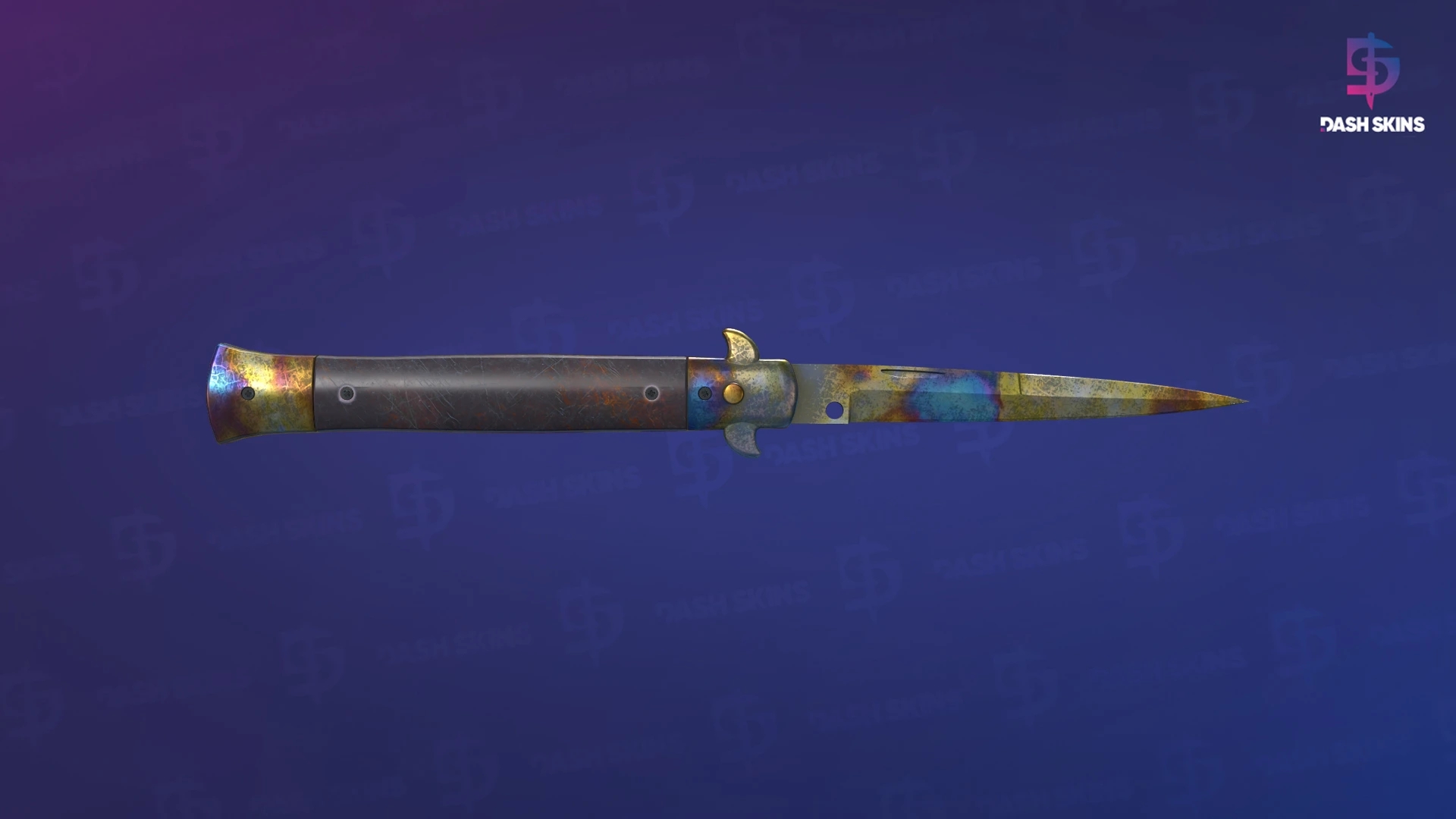 ★ Stiletto Knife | Case Hardened (Battle-Scarred) Screenshot Playside