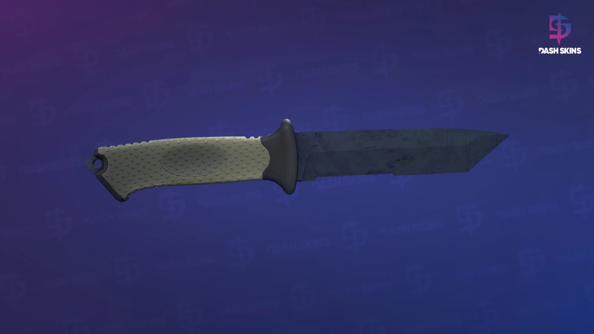 ★ Ursus Knife | Blue Steel (Battle-Scarred) Screenshot Playside