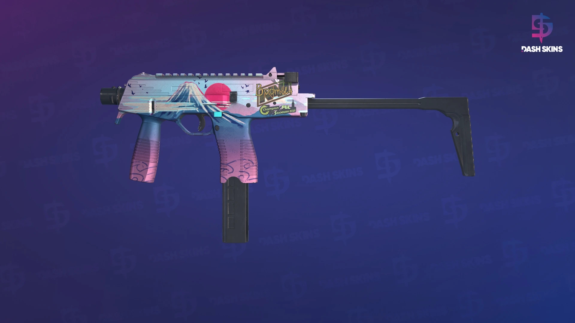 MP9 | Mount Fuji (Minimal Wear) Screenshot Playside
