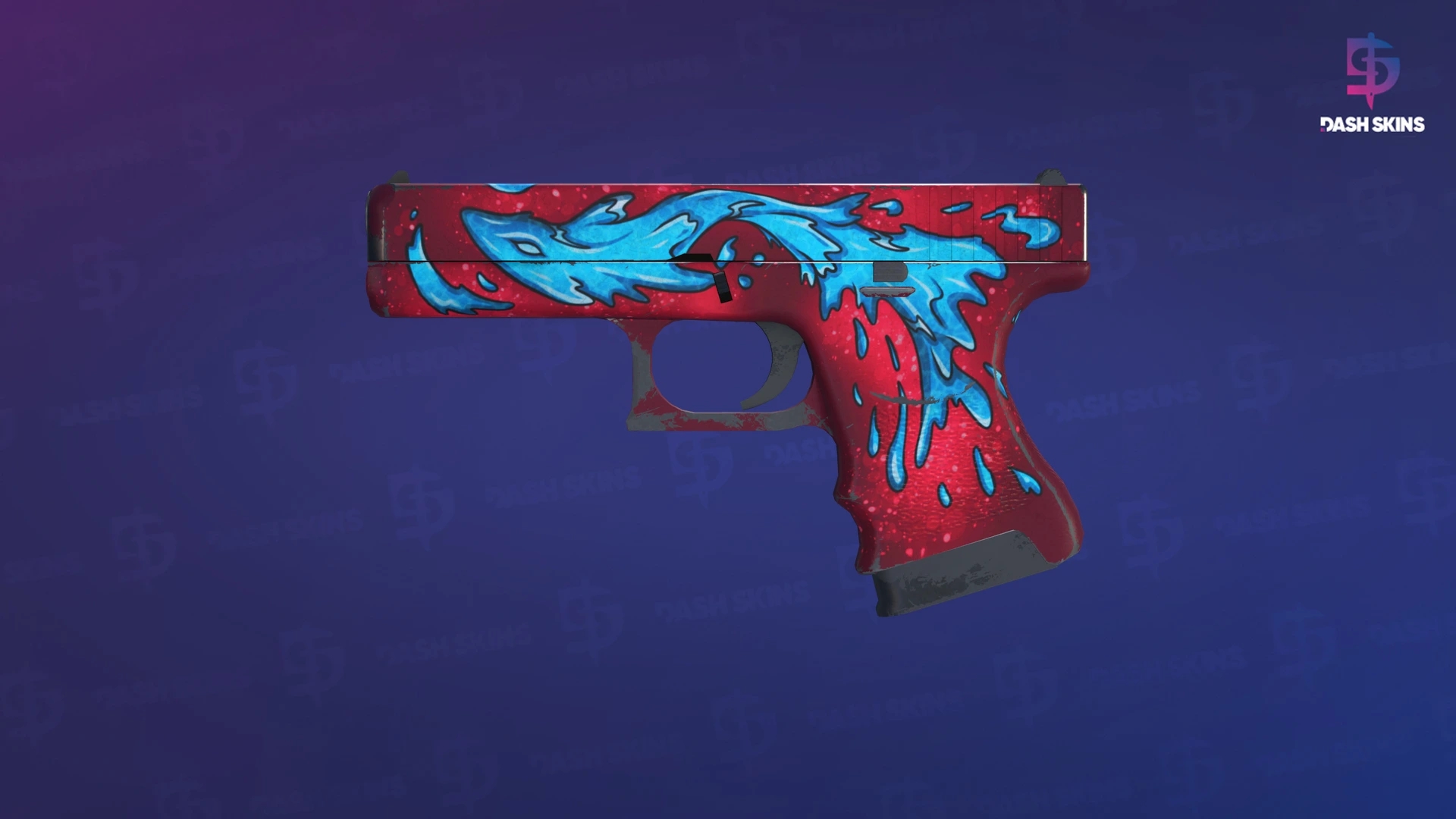 Glock-18 | Water Elemental (Field-Tested) Screenshot Playside