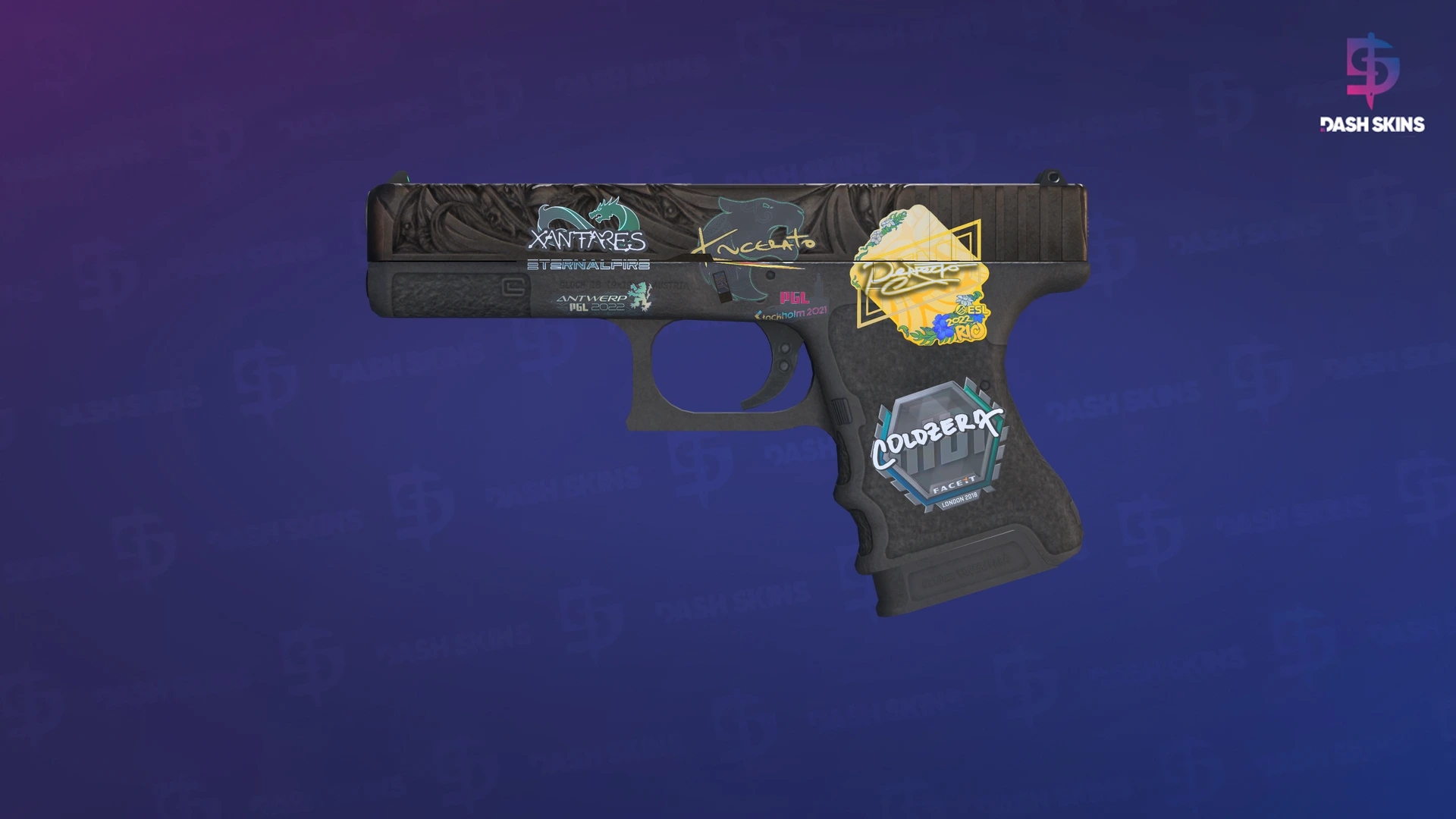 Glock-18 | Wraiths (Battle-Scarred) Screenshot Playside