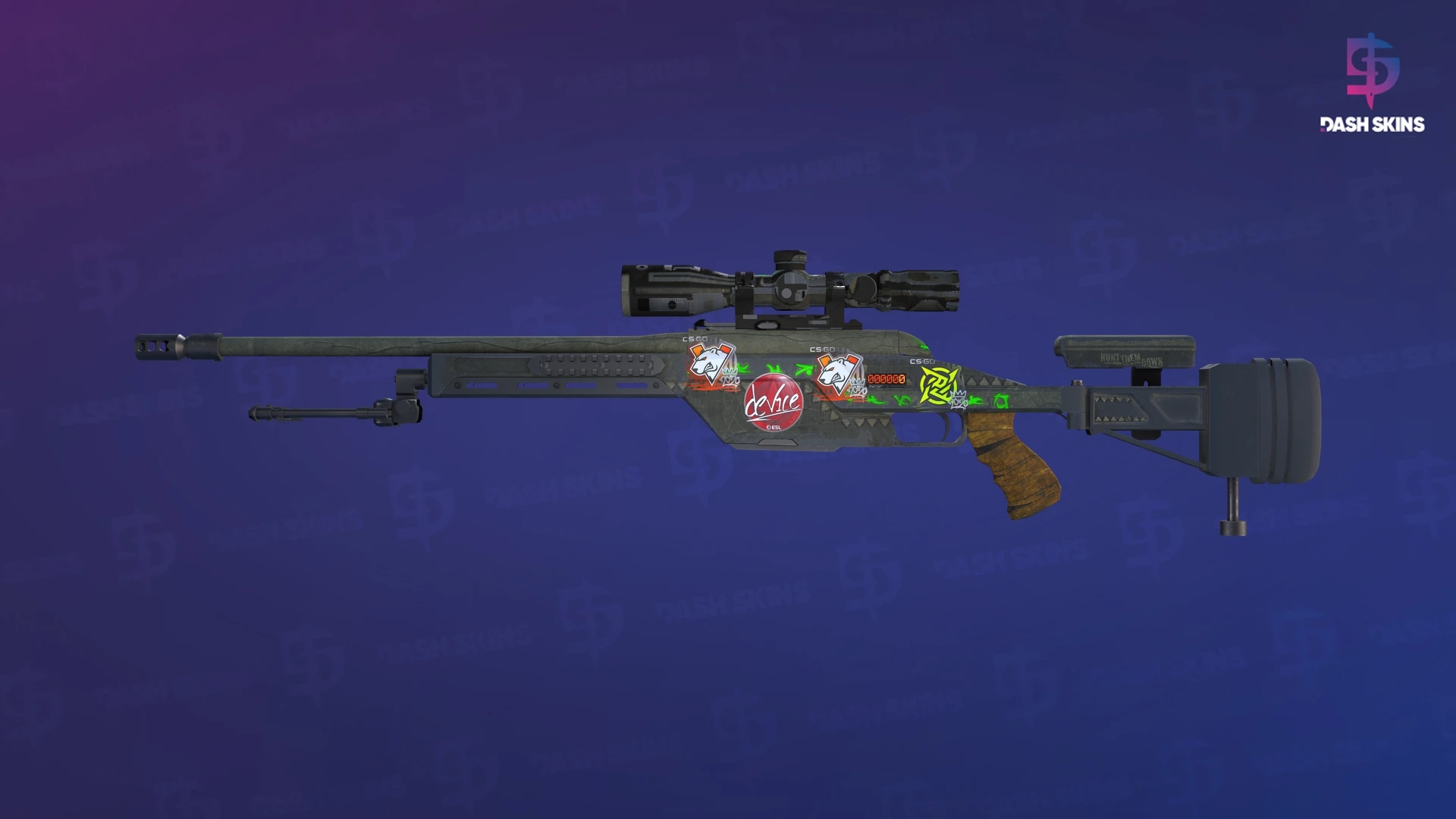 StatTrak™ SSG 08 | Necropos (Well-Worn) Screenshot Playside