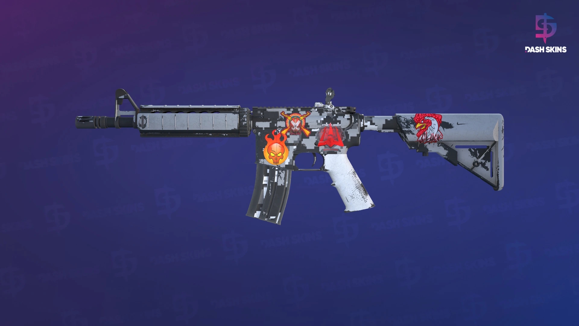 M4A4 | Urban DDPAT (Minimal Wear) Screenshot Playside