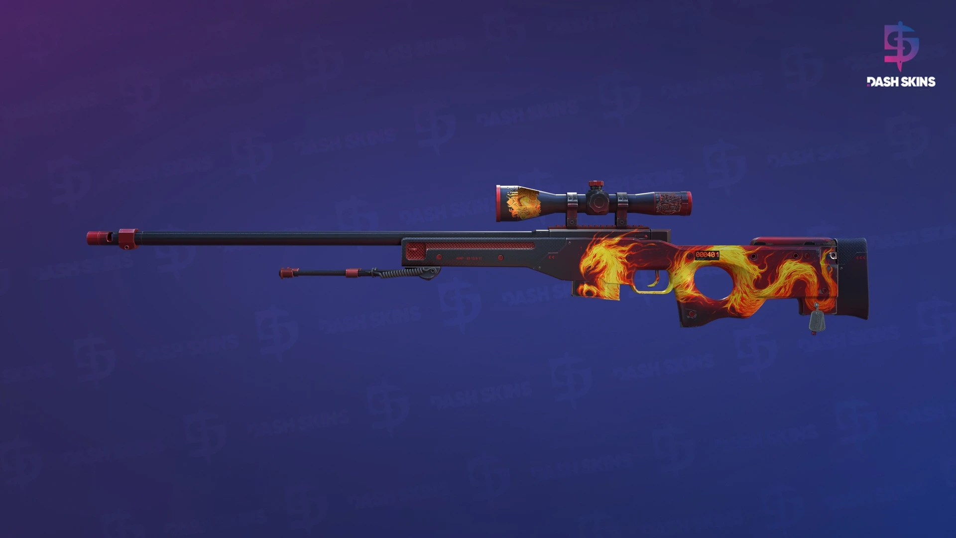 StatTrak™ AWP | Wildfire (Minimal Wear) Screenshot Playside